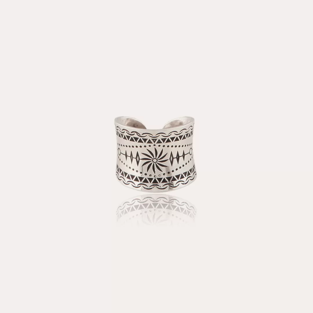 Gas Bijoux Bague Cancun Petit Modele Argentee