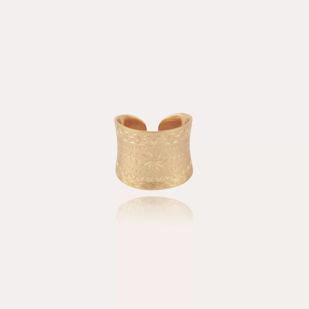 Gas Bijoux Bague Cancun Petit Modele Doree