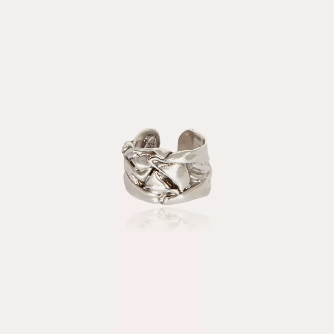 Gas Bijoux Bague Compression Homme Argentee