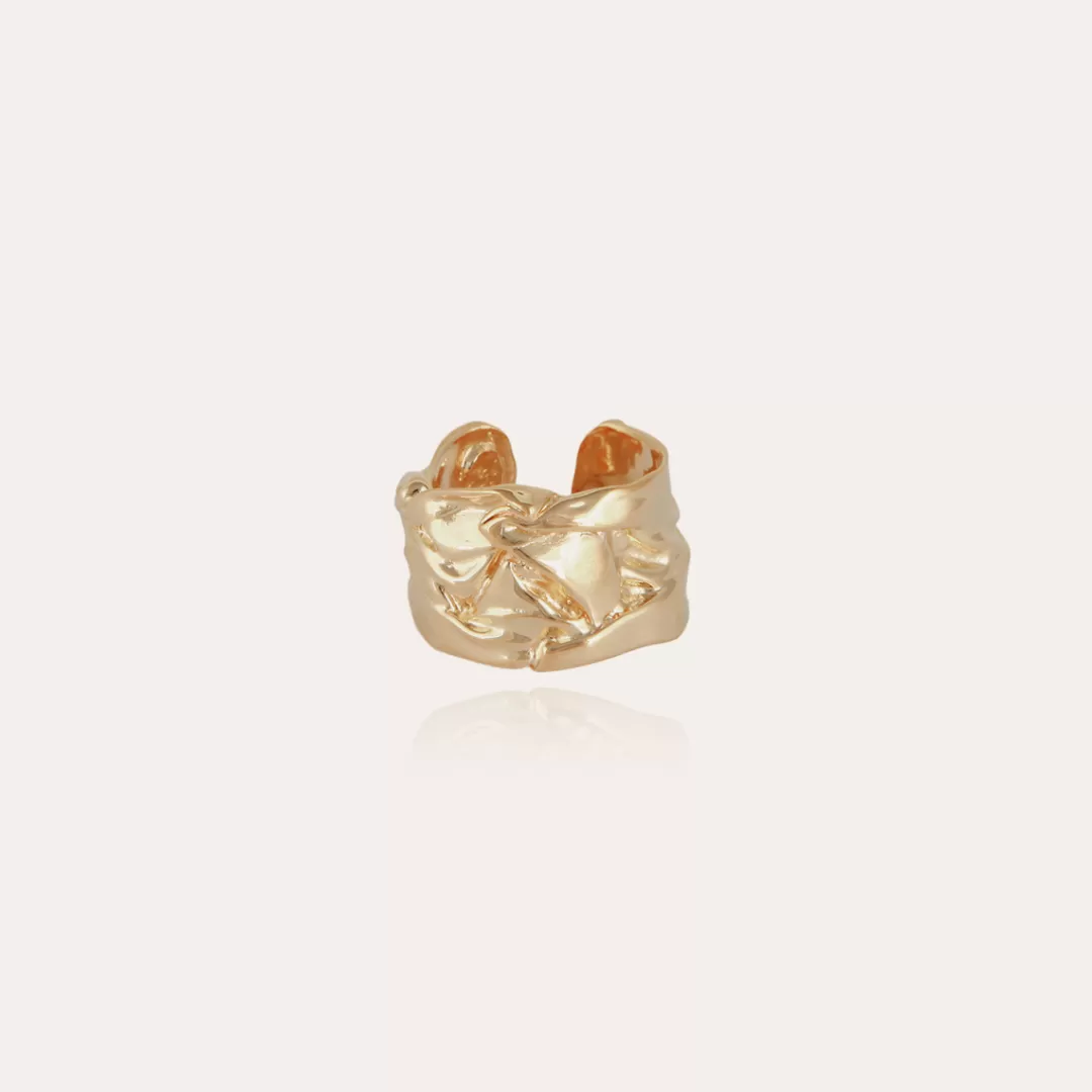 Gas Bijoux Bague Compression Homme Doree