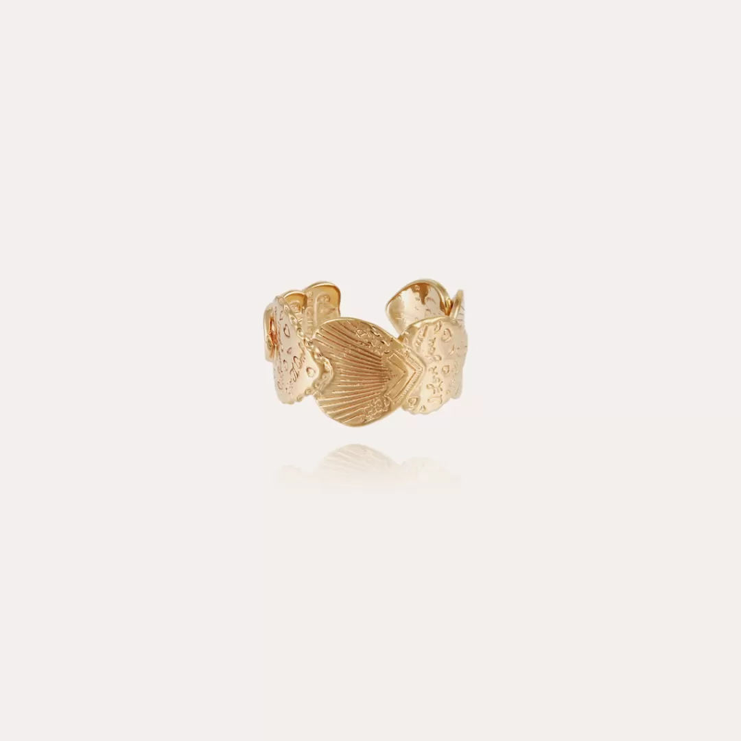 Gas Bijoux Bague Cuore Doree
