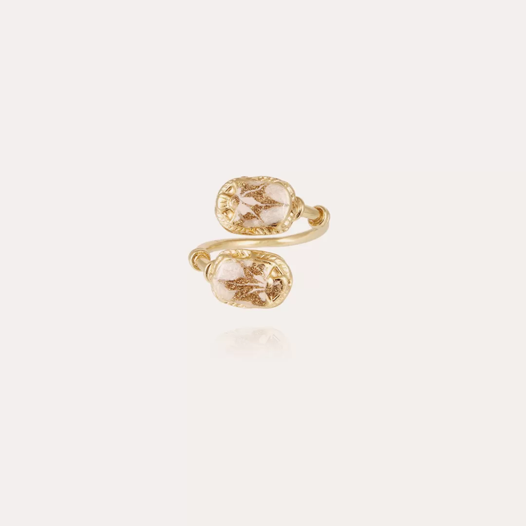 Gas Bijoux Bague Duality Scaramouche Email Dore