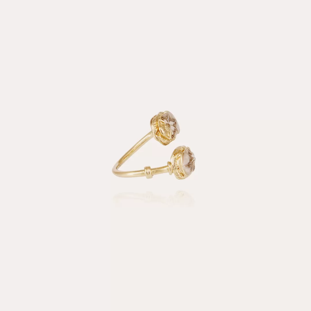 Gas Bijoux Bague Duality Scaramouche Email Dore
