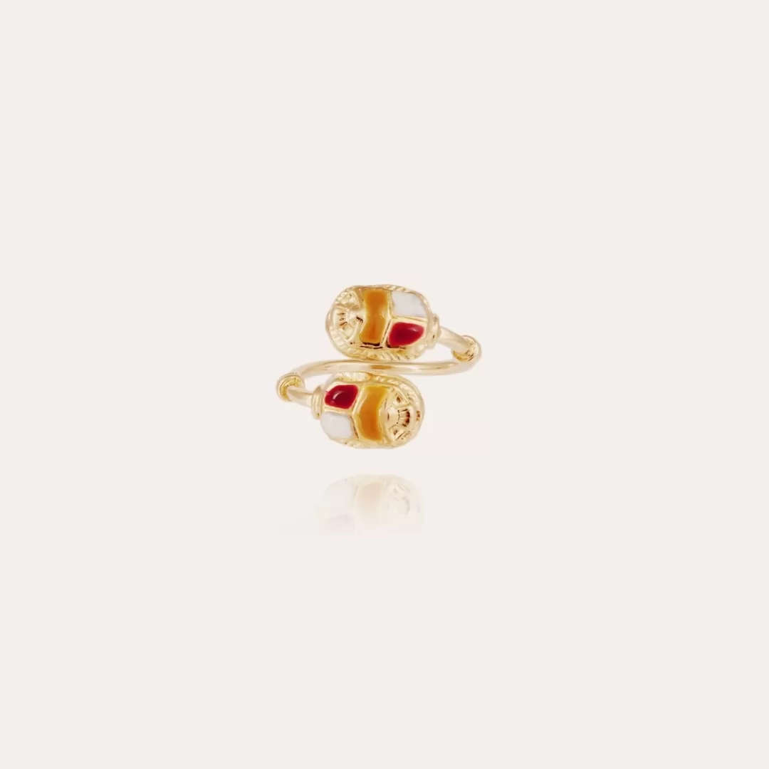 Gas Bijoux Bague Duality Scaramouche Email Doree