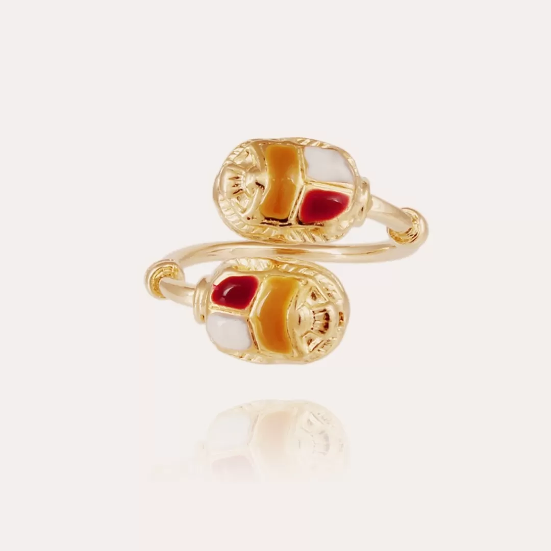 Gas Bijoux Bague Duality Scaramouche Email Doree
