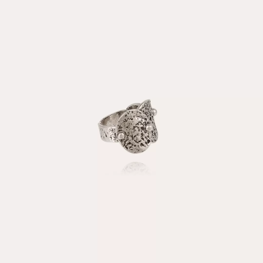 Gas Bijoux Bague Eclipse Argentee