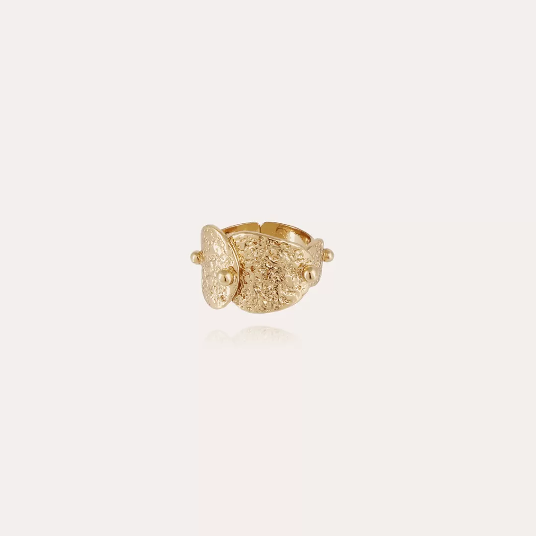 Gas Bijoux Bague Eclipse Doree