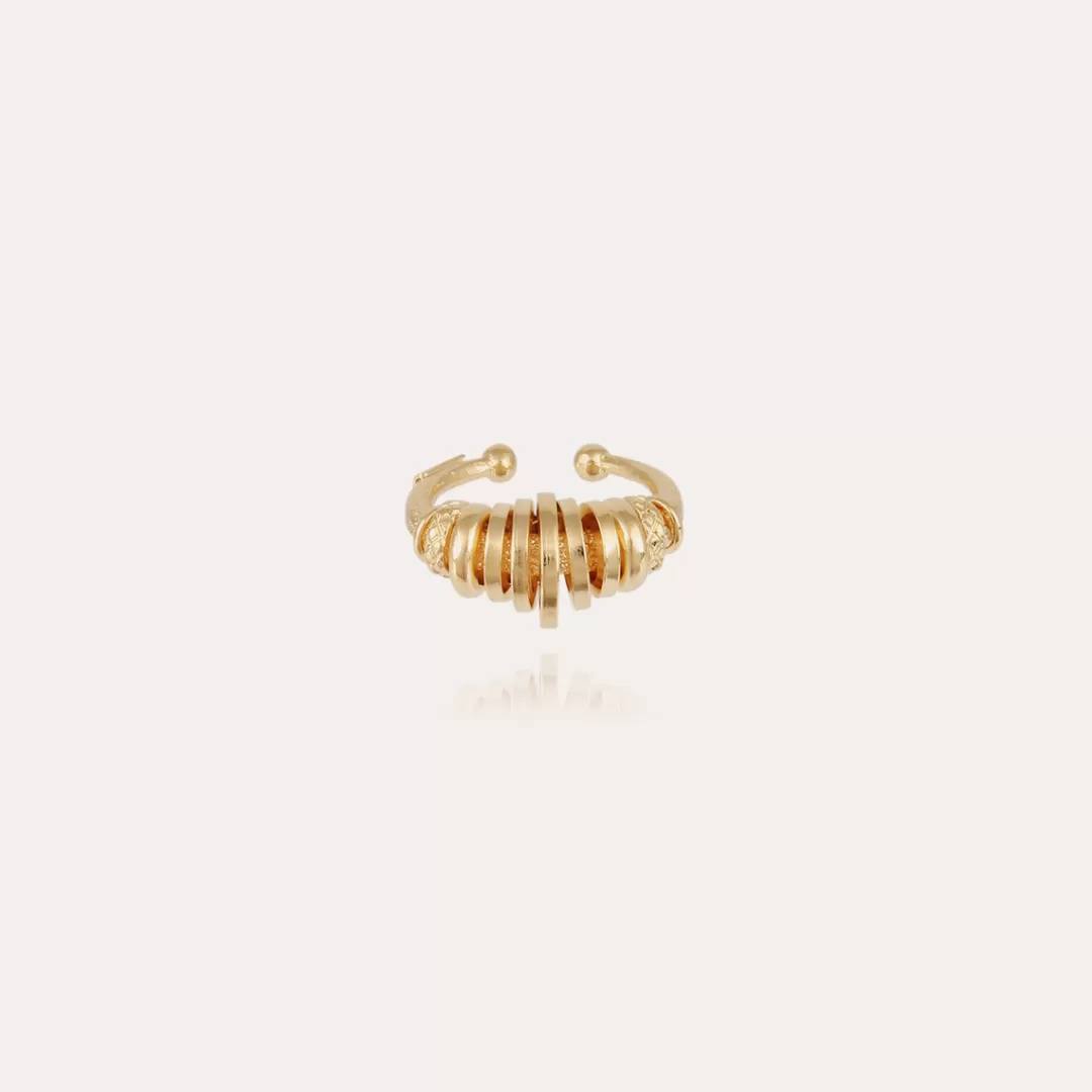 Gas Bijoux Bague Maranzana Jonc Doree