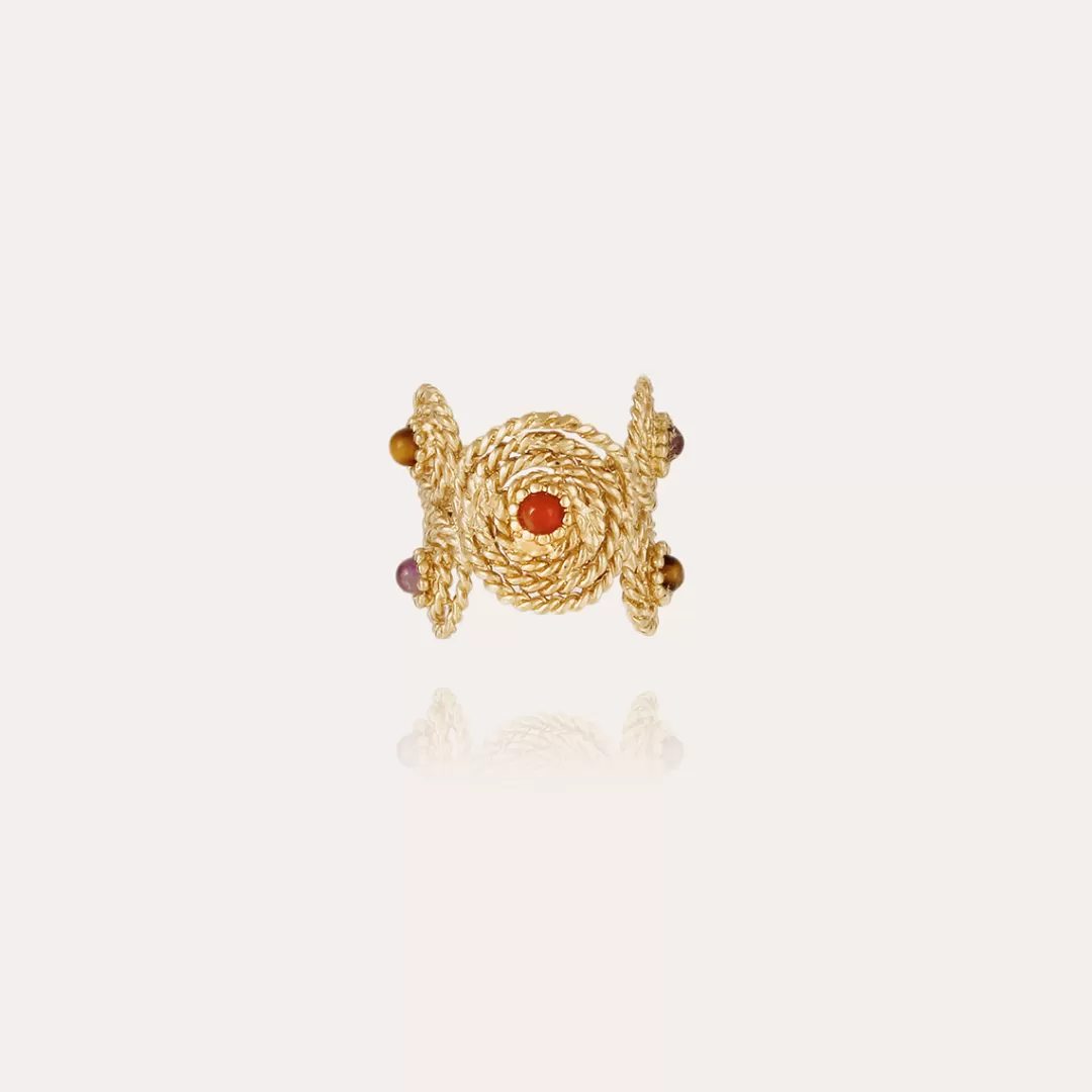 Gas Bijoux Bague Mistral Manchette Doree