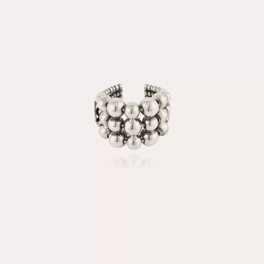 Gas Bijoux Bague Multiperla Argentee