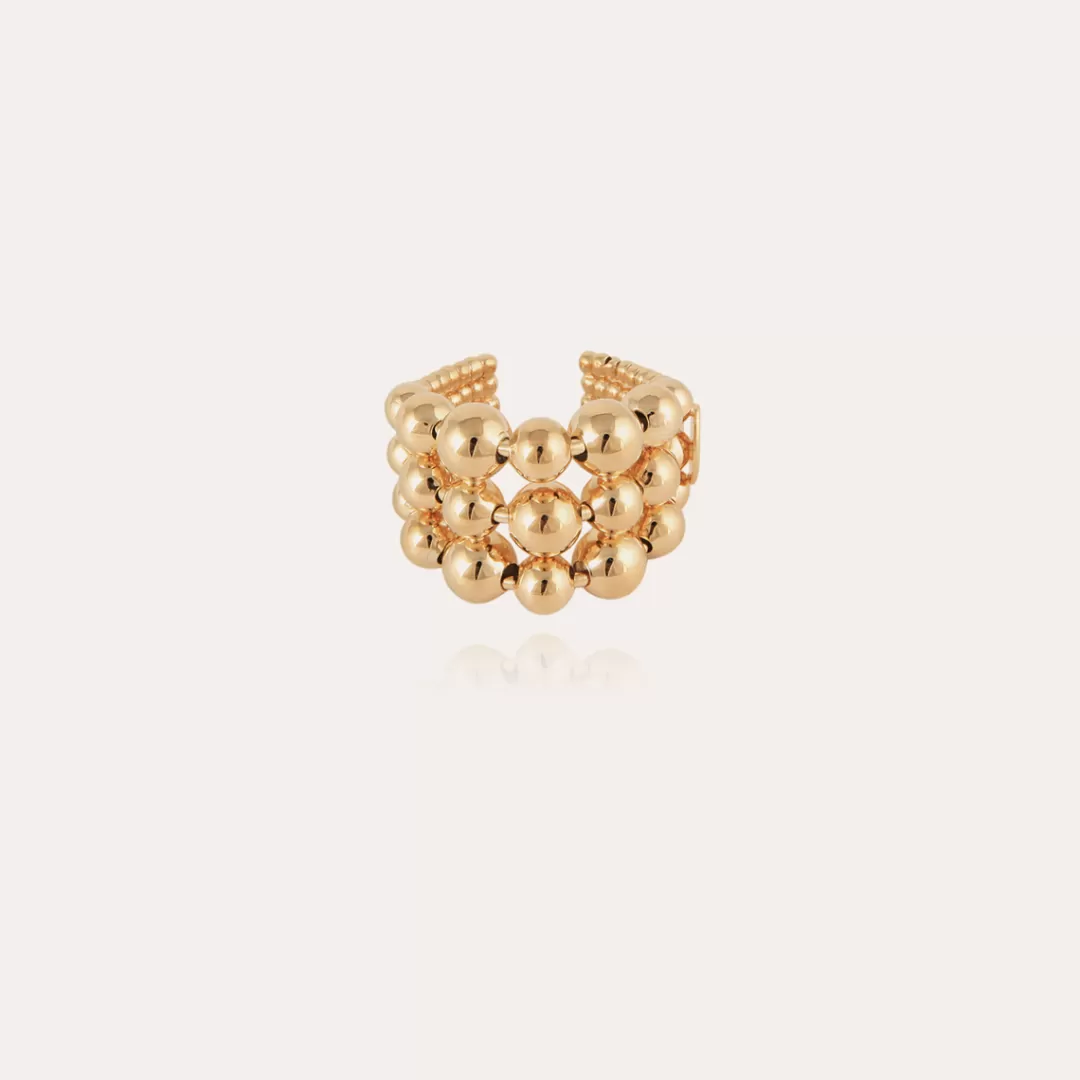 Gas Bijoux Bague Multiperla Doree