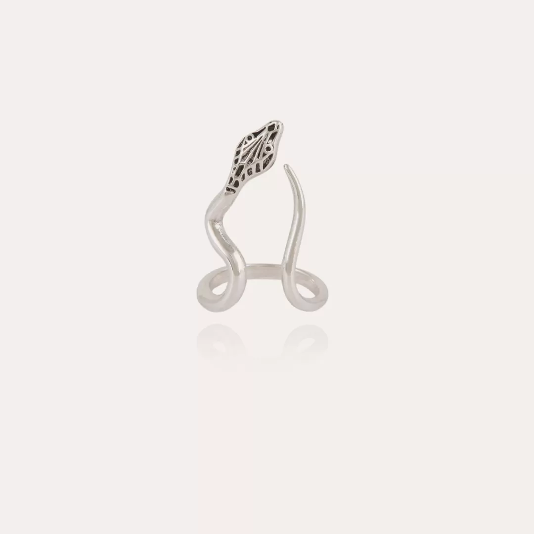Gas Bijoux Bague Naja Argent
