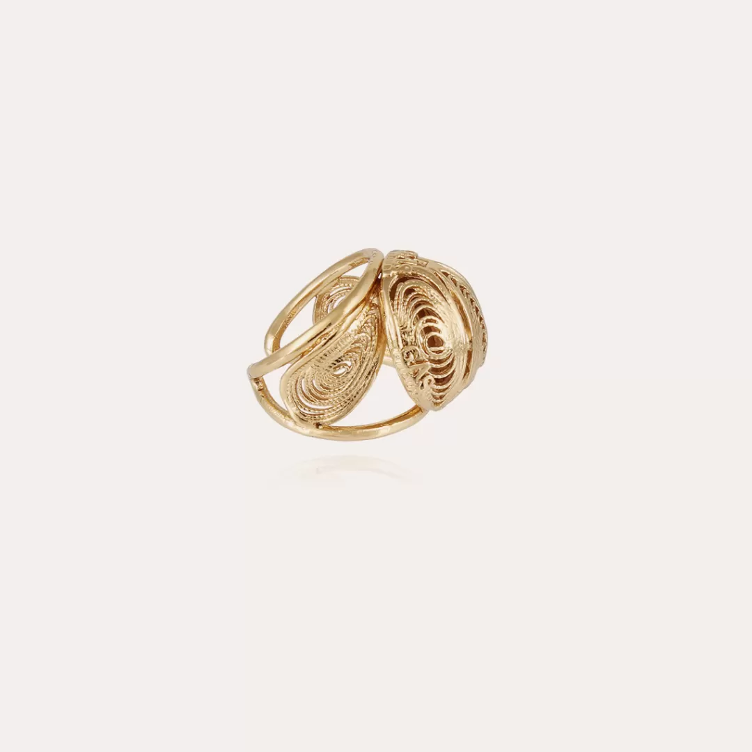 Gas Bijoux Bague Pelota Doree