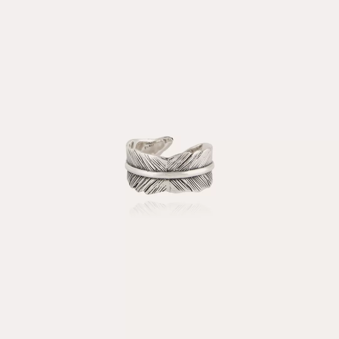 Gas Bijoux Bague Penna Homme Argentee