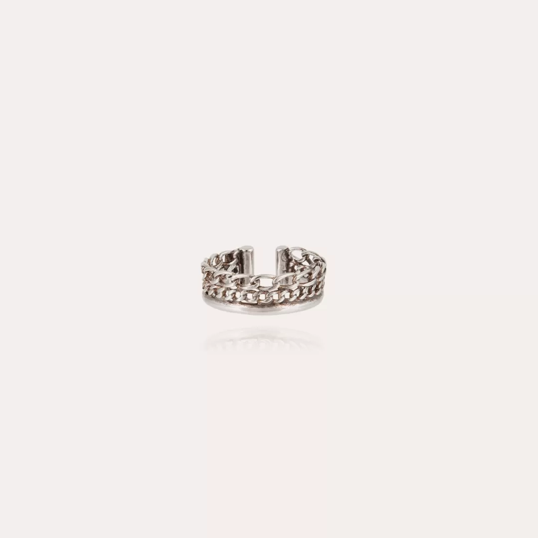Gas Bijoux Bague Rafael Petit Modele Argentee