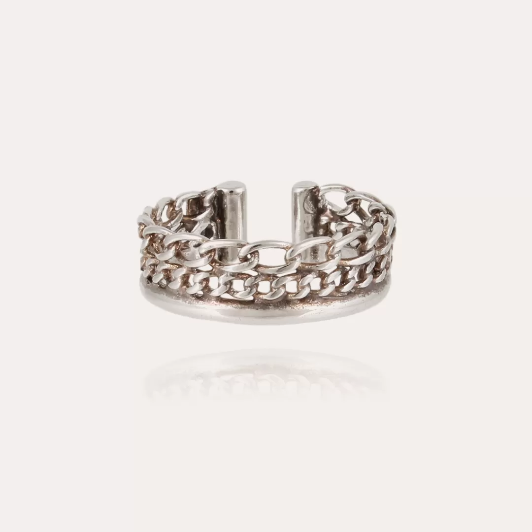 Gas Bijoux Bague Rafael Petit Modele Argentee