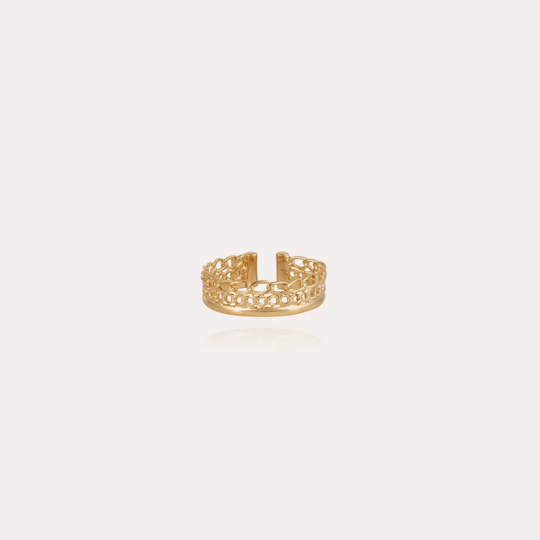 Gas Bijoux Bague Rafael Petit Modele Doree