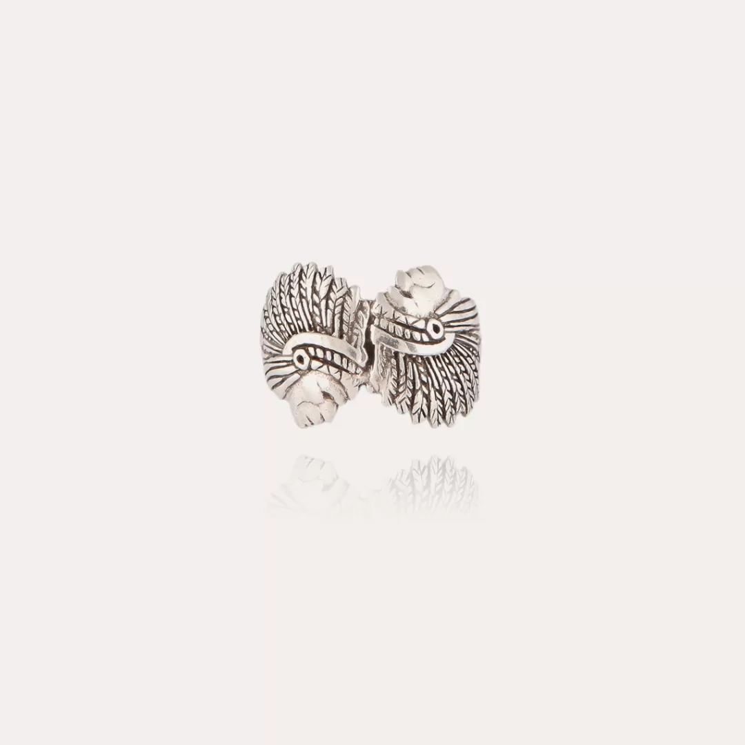 Gas Bijoux Bague Santa Fe Homme Argentee