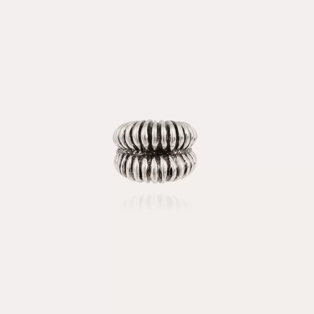 Gas Bijoux Bague Tiki Argentee