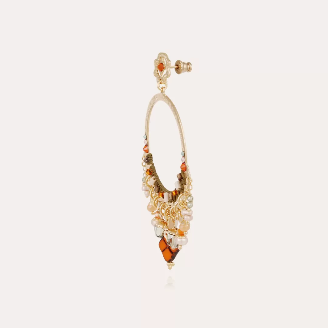 Gas Bijoux Boucles D'Oreille Cecile Petit Modele Dorees
