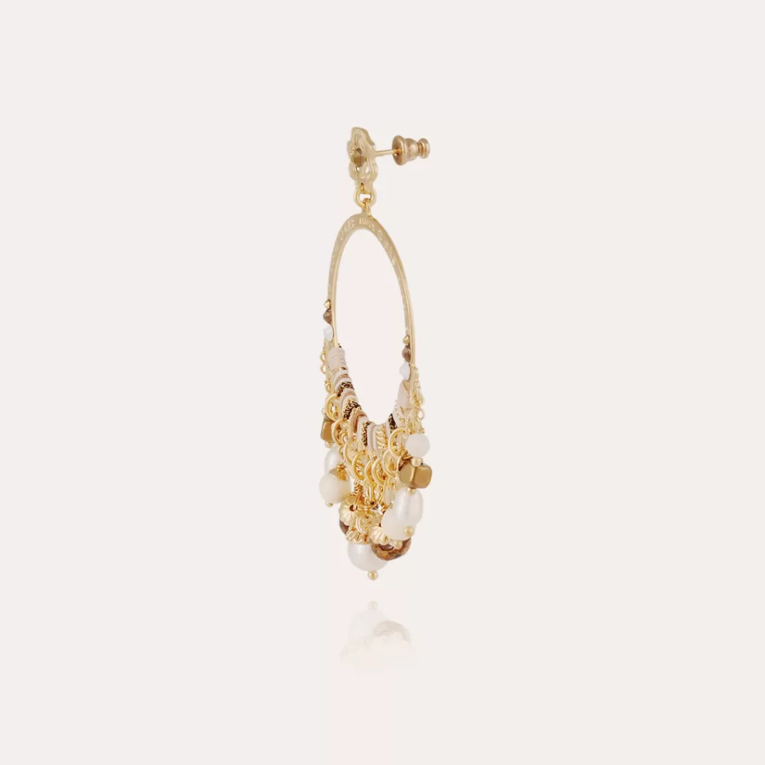 Gas Bijoux Boucles D'Oreille Cecile Petit Modele Dorees