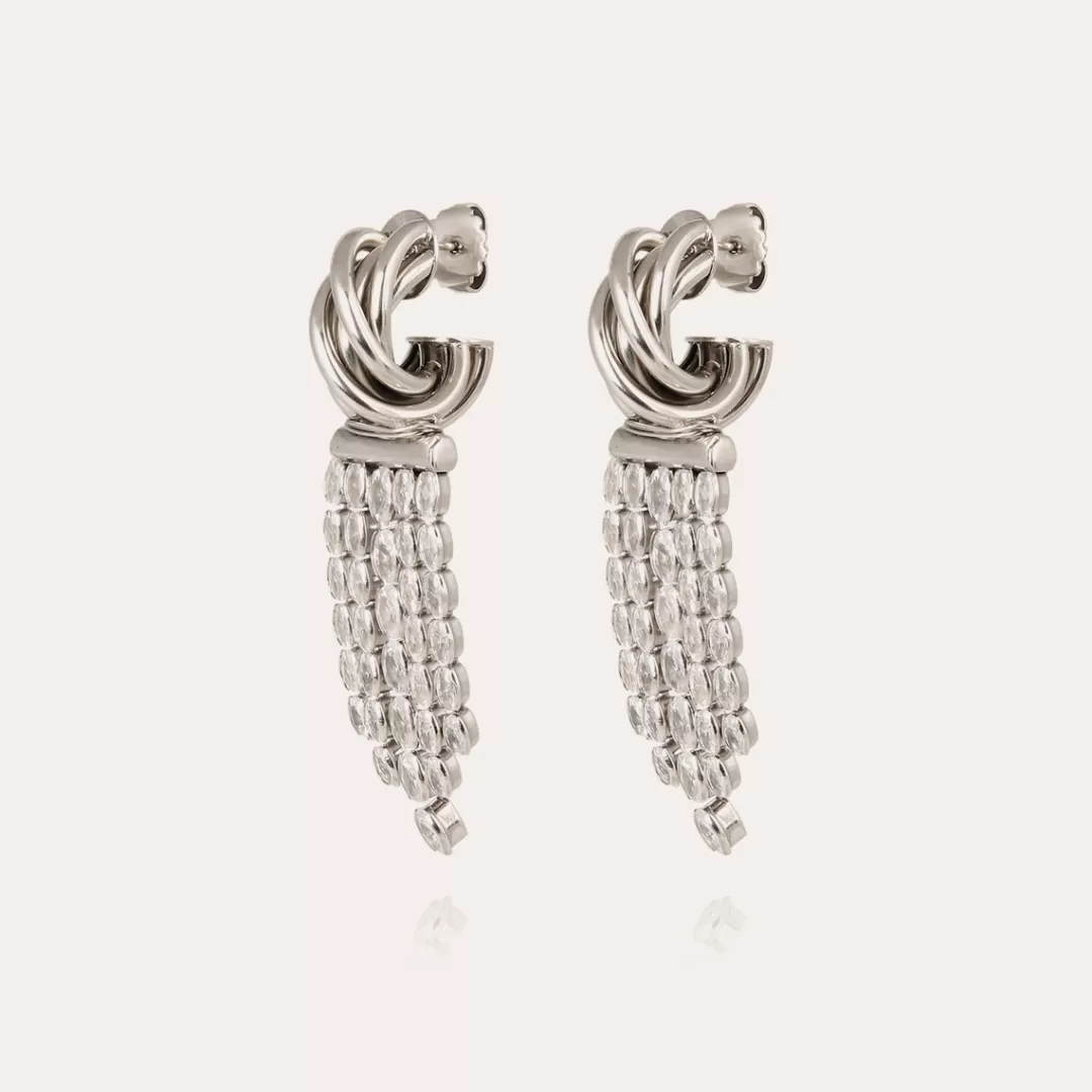 Gas Bijoux Boucles D'Oreilles Atik Riviera Mini Argentees