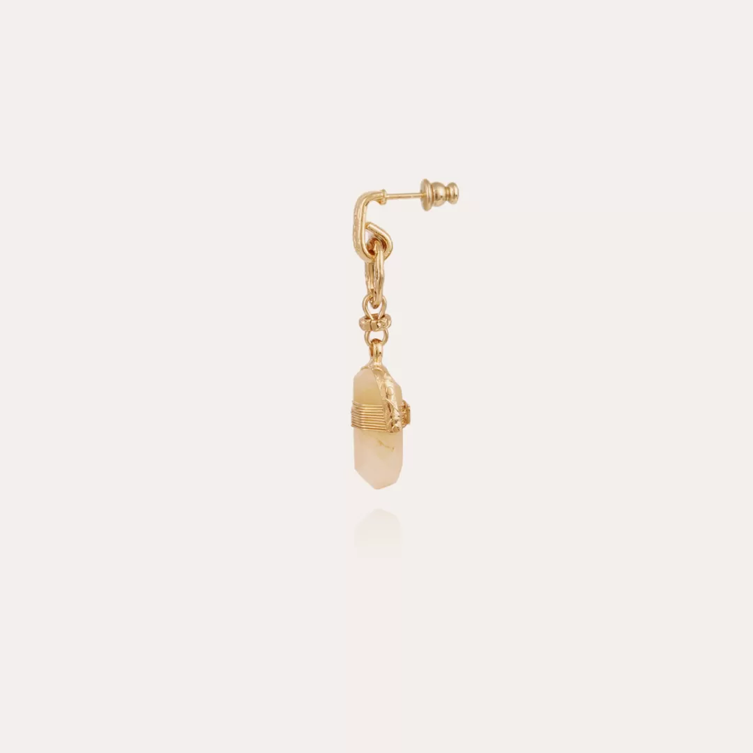 Gas Bijoux Boucles D'Oreilles Aventura Dorees-Hematoide Jaune