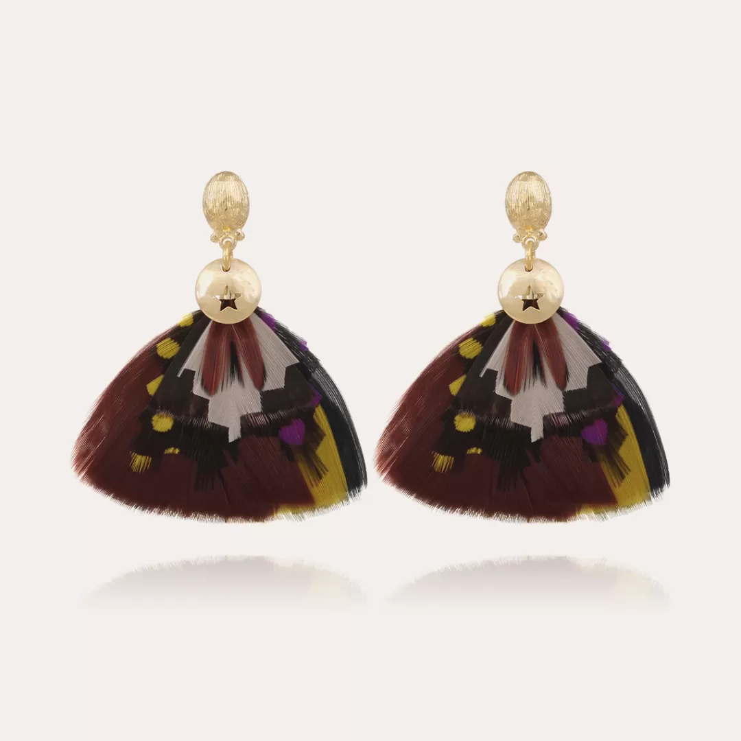 Gas Bijoux Boucles D'Oreilles Bermudes Dorees