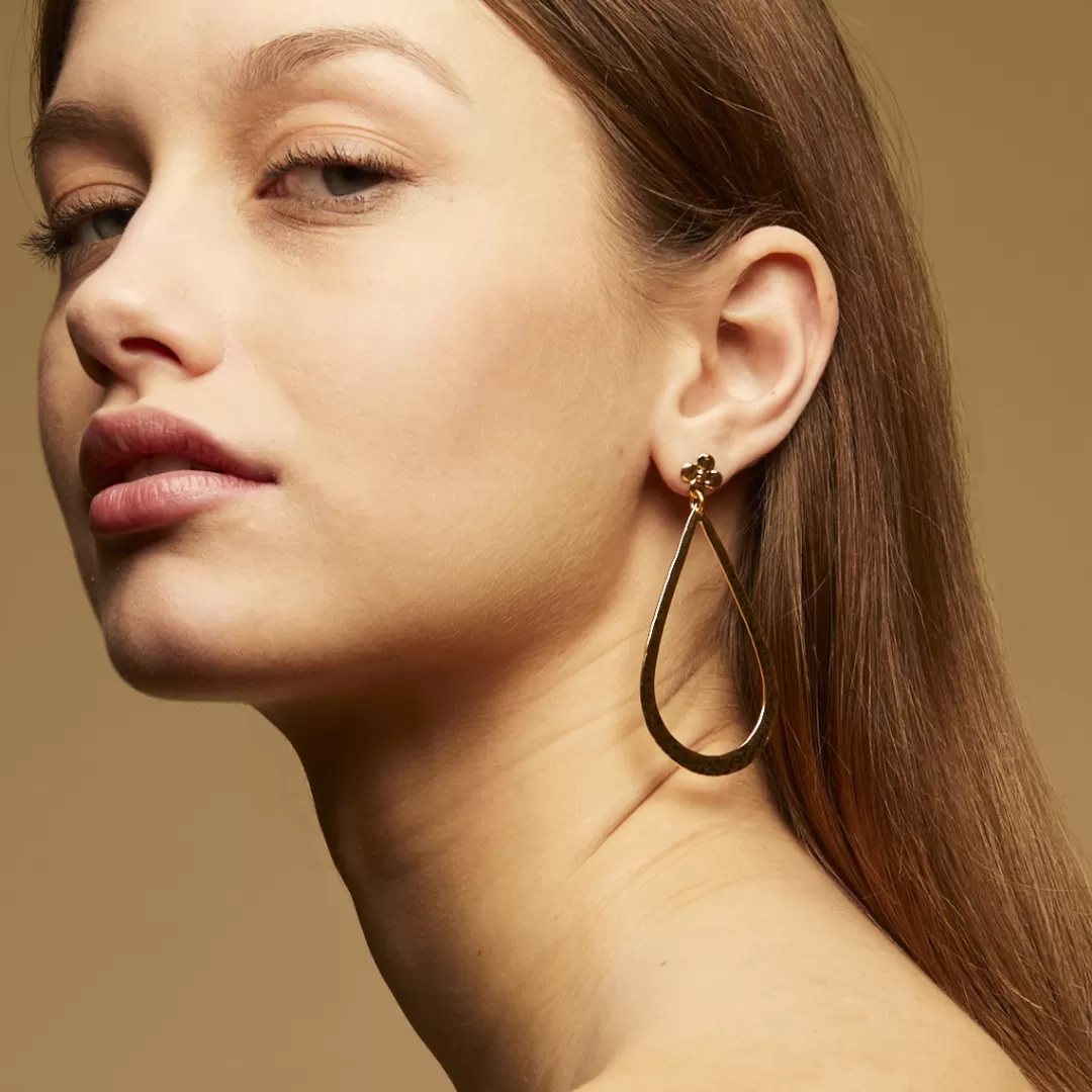 Gas Bijoux Boucles D'Oreilles Bibi Dorees