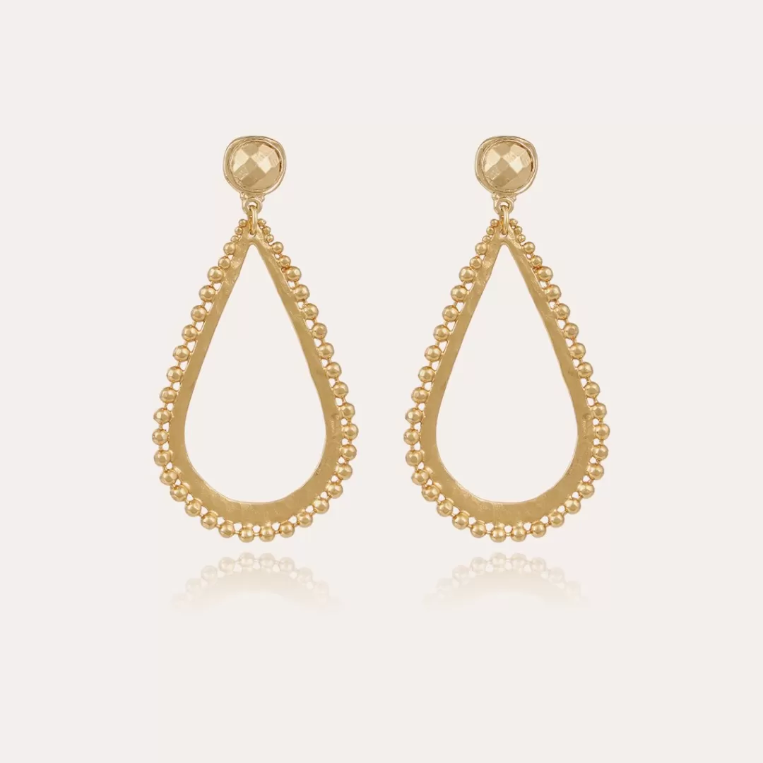Gas Bijoux Boucles D'Oreilles Bibou Dorees