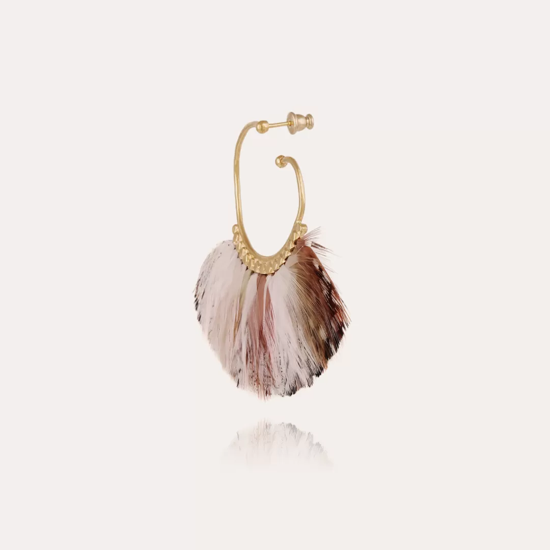 Gas Bijoux Boucles D'Oreilles Buzios Dorees