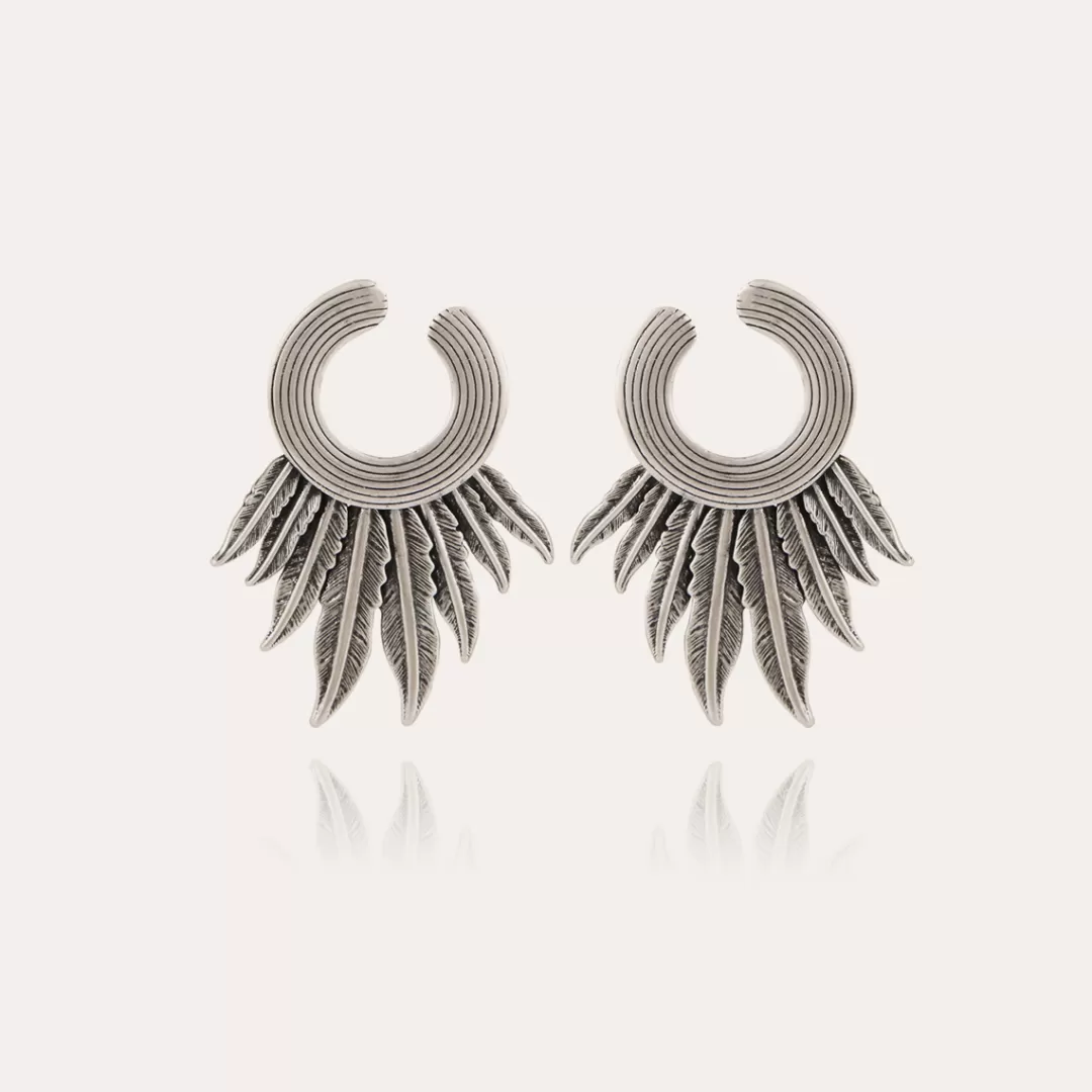 Gas Bijoux Boucles D'Oreilles Caracara Argentees