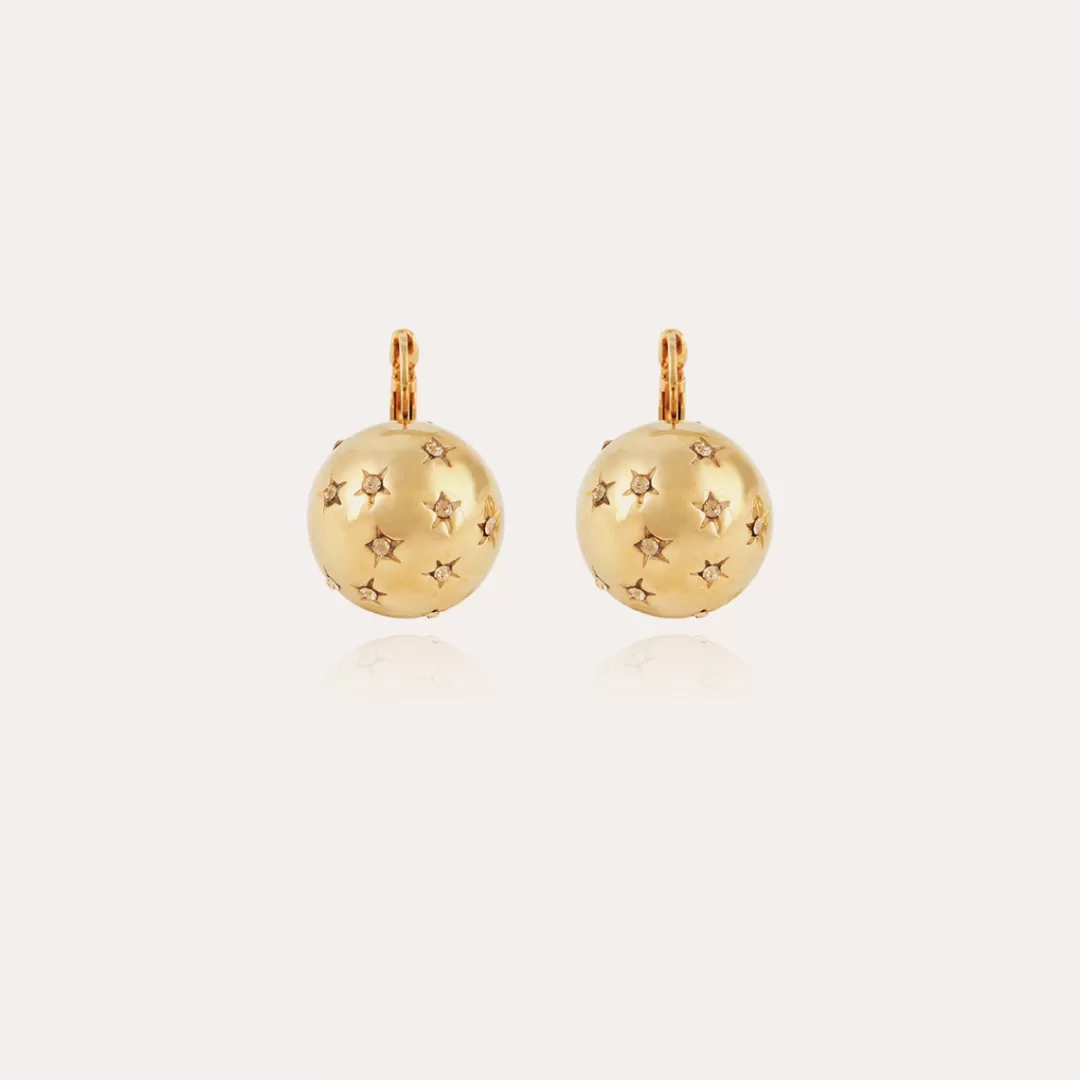 Gas Bijoux Boucles D'Oreilles Comete Petit Modele Dorees