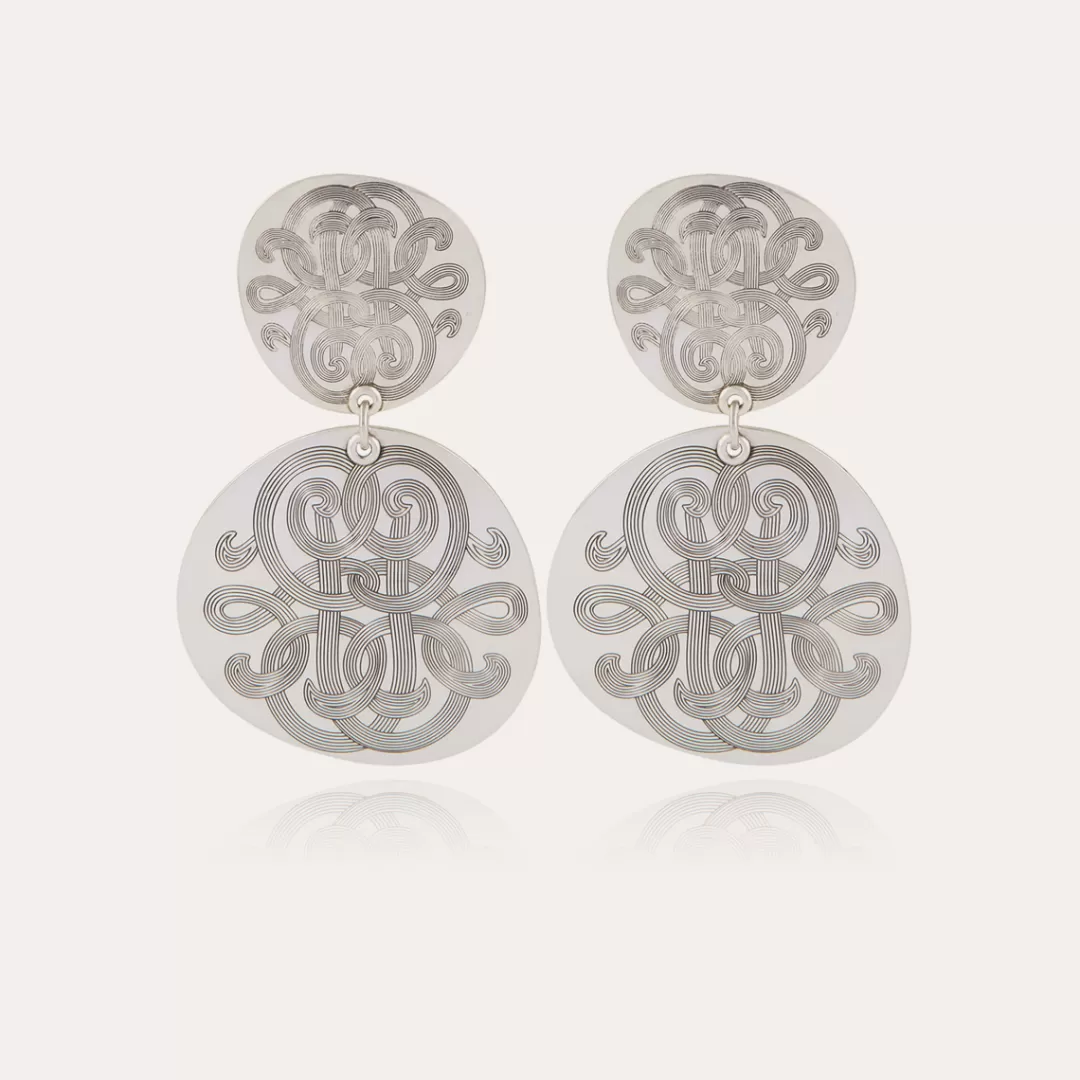 Gas Bijoux Boucles D'Oreilles Diva Nuage Argentees