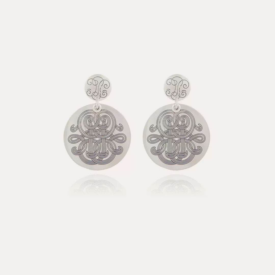 Gas Bijoux Boucles D'Oreilles Diva Petit Modele Argentees