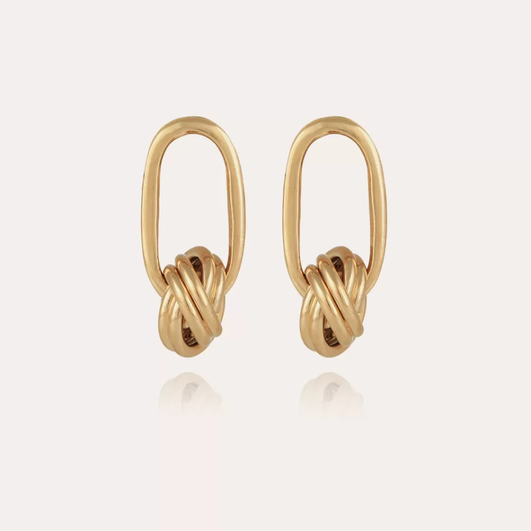 Gas Bijoux Boucles D'Oreilles Gil Dorees