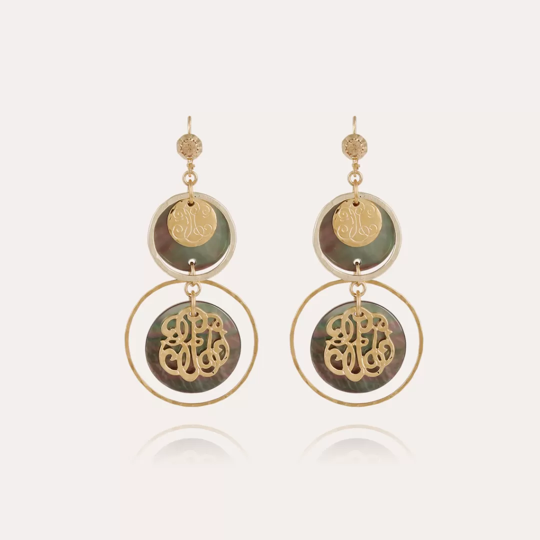 Gas Bijoux Boucles D'Oreilles Idylle Petit Modele Dorees