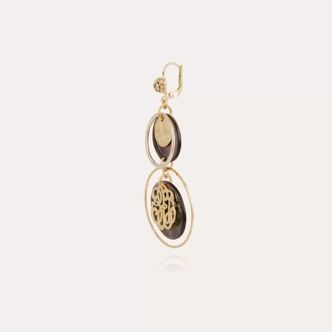 Gas Bijoux Boucles D'Oreilles Idylle Petit Modele Dorees