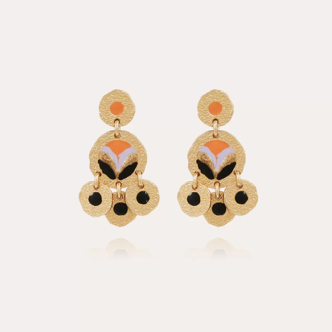 Gas Bijoux Boucles D'Oreilles Illusion Dorees