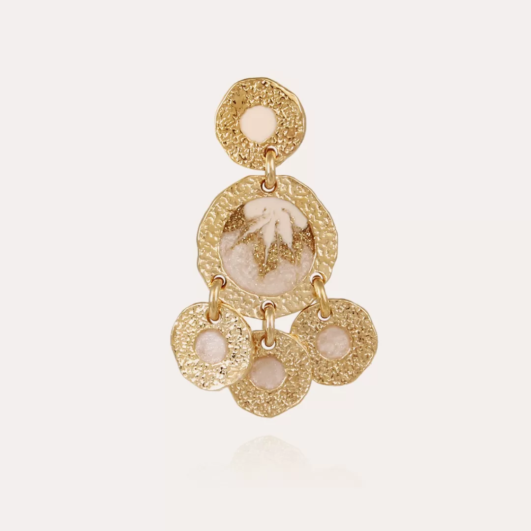 Gas Bijoux Boucles D'Oreilles Illusion Dorees