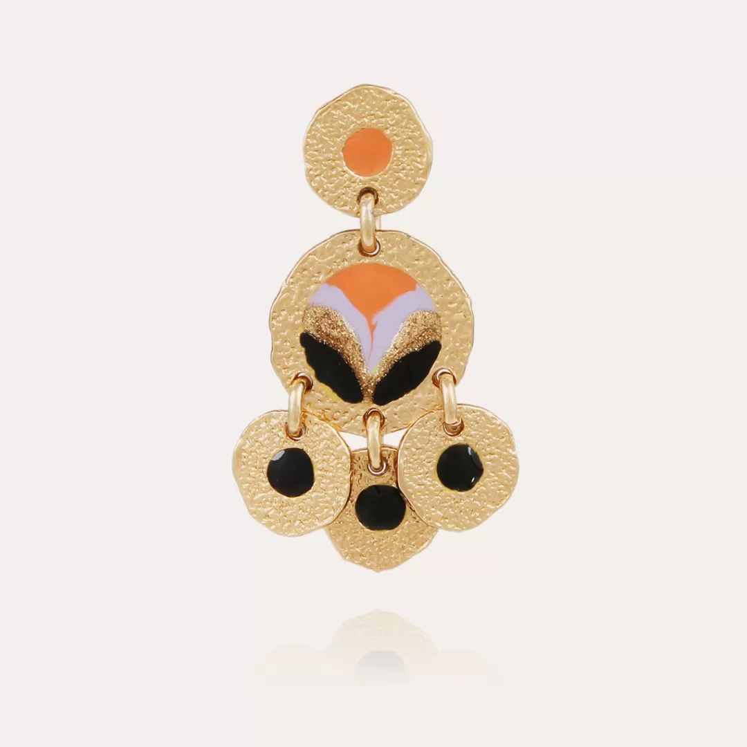 Gas Bijoux Boucles D'Oreilles Illusion Dorees