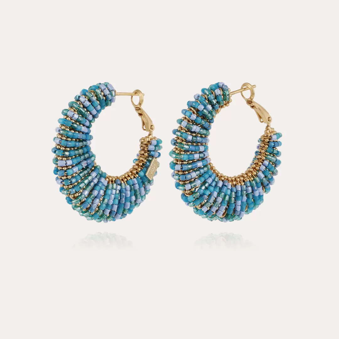 Gas Bijoux Boucles D'Oreilles Izzia Grand Modele Dorees