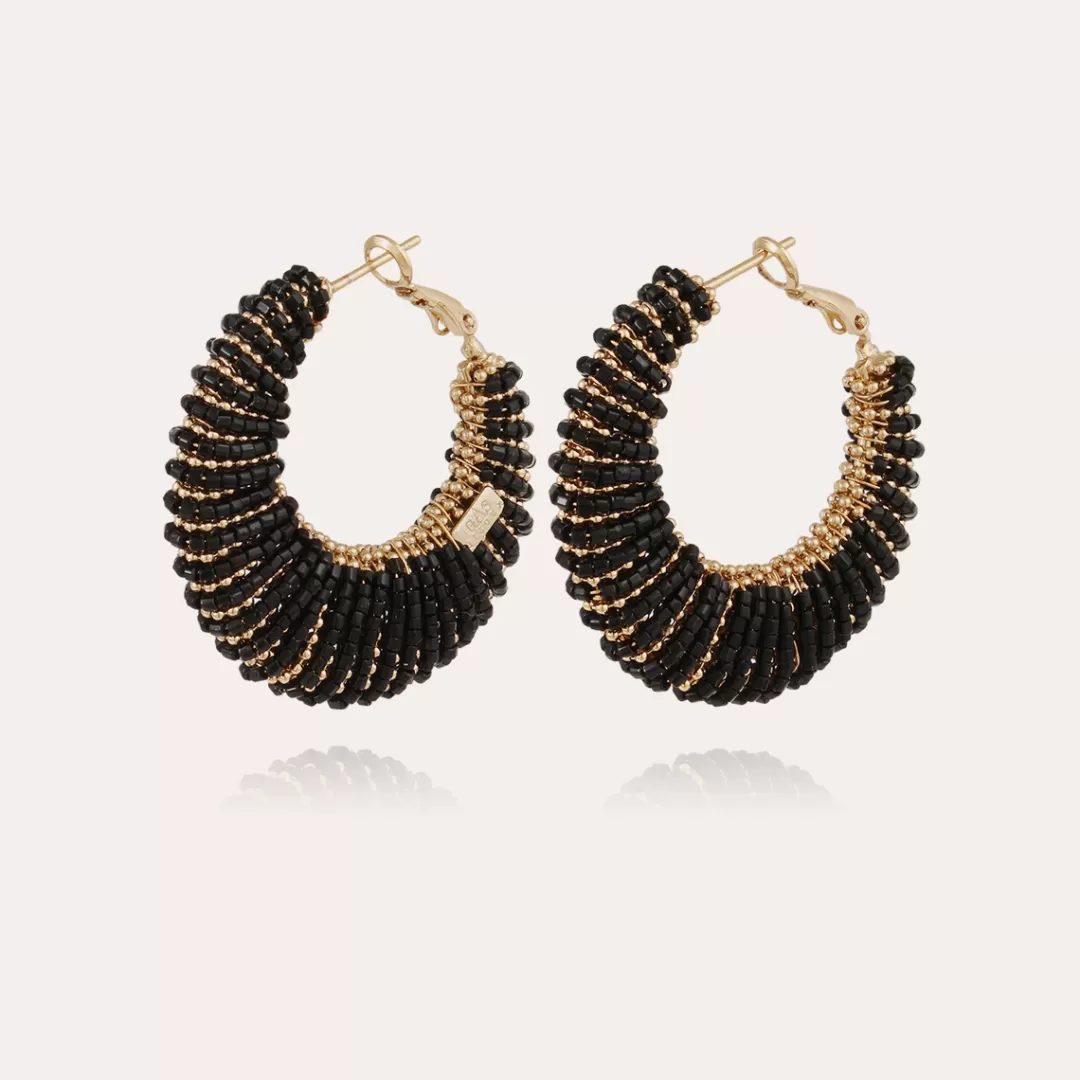 Gas Bijoux Boucles D'Oreilles Izzia Grand Modele Dorees