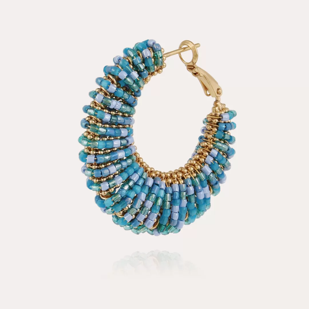 Gas Bijoux Boucles D'Oreilles Izzia Grand Modele Dorees