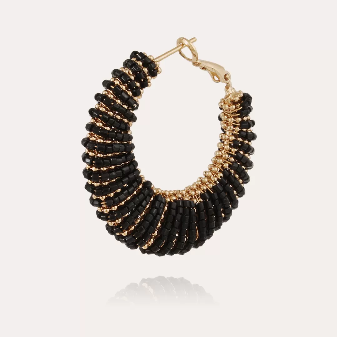 Gas Bijoux Boucles D'Oreilles Izzia Grand Modele Dorees
