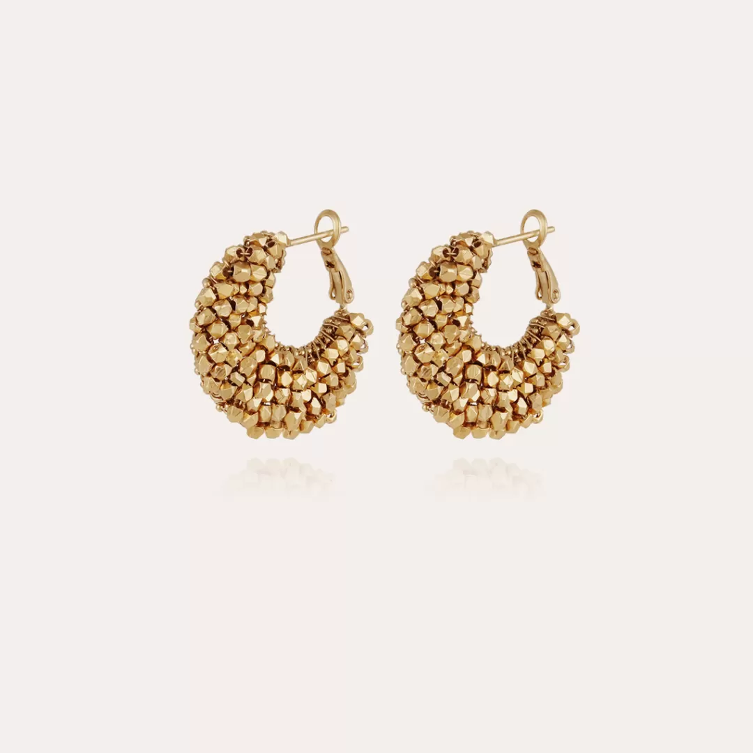 Gas Bijoux Boucles D'Oreilles Izzia Lucky Petit Modele Dorees