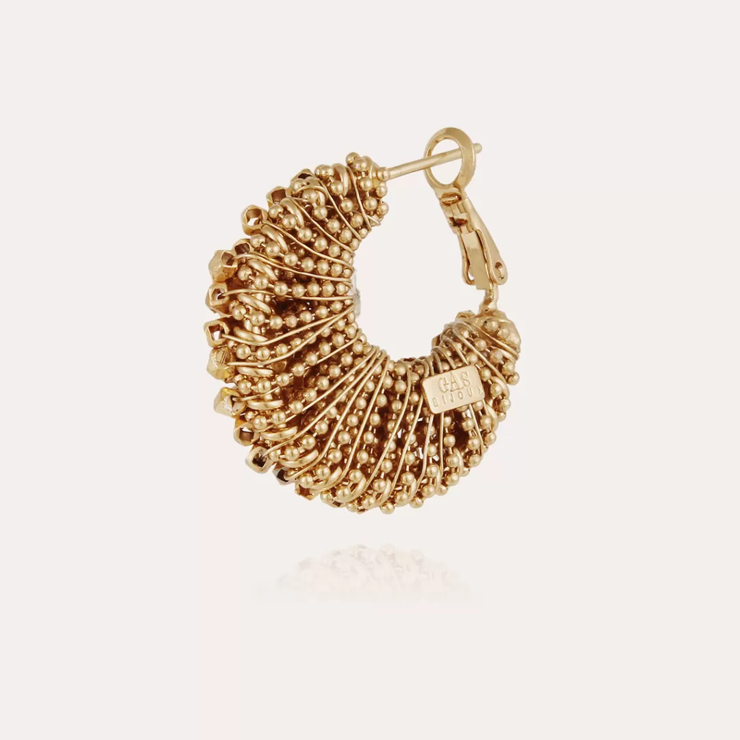 Gas Bijoux Boucles D'Oreilles Izzia Lucky Petit Modele Dorees