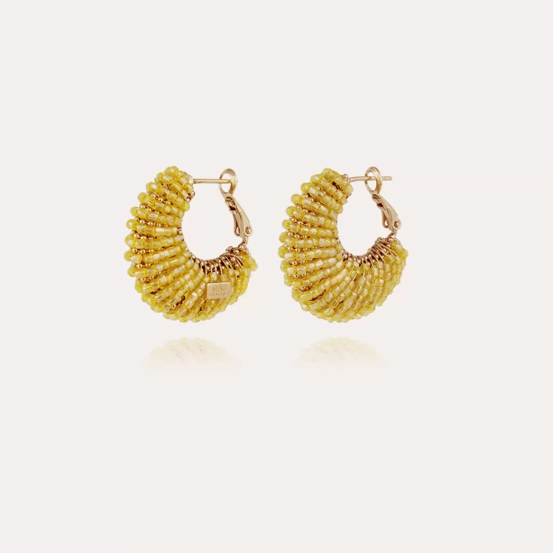 Gas Bijoux Boucles D'Oreilles Izzia Petit Modele Dorees