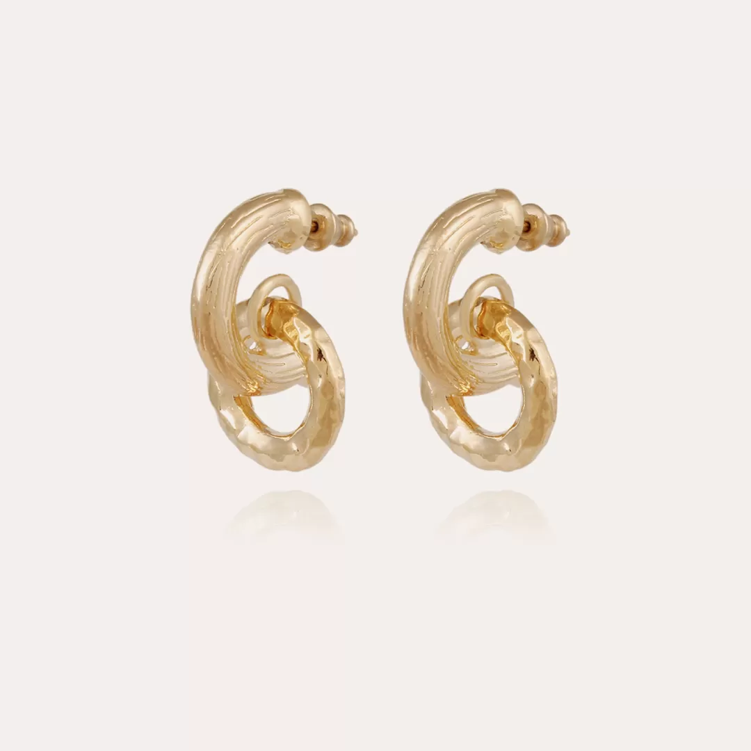 Gas Bijoux Boucles D'Oreilles Lizette Dorees