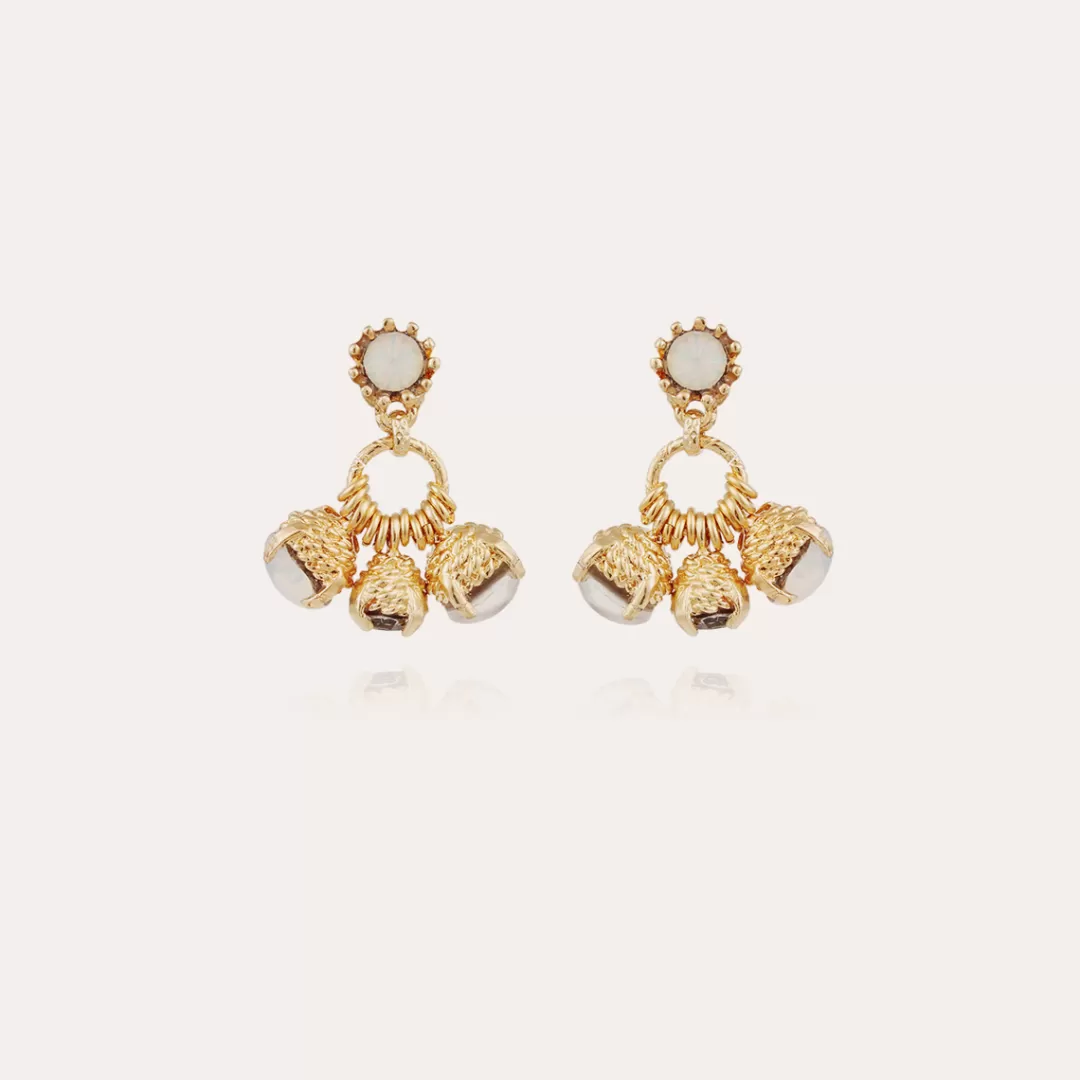 Gas Bijoux Boucles D'Oreilles Lucce Dorees